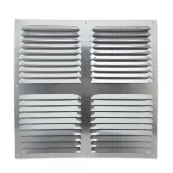 Rejilla de ventilación plana 300x300 mm Aluminio