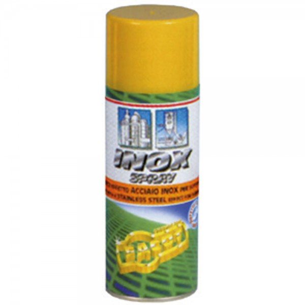 Spray con revestimiento de acero inoxidable 400ml INOX