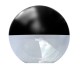 Difusor esférico policarbonato incoloro pintado negro