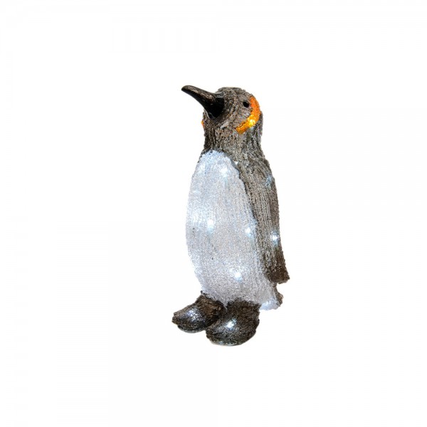 Figura pingüino led acrilico exterior