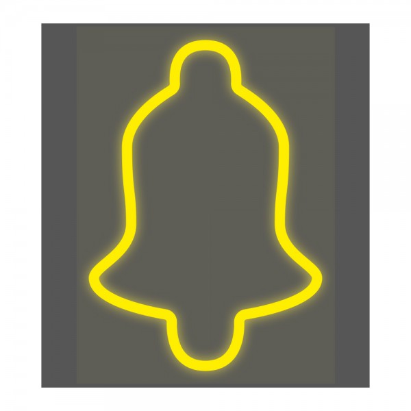 Figura campana flexiled 79cm amarillo