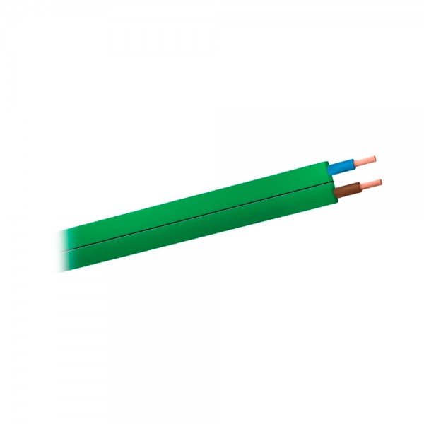 Manguera eléctrica plana verde feria 2x1.5mm2